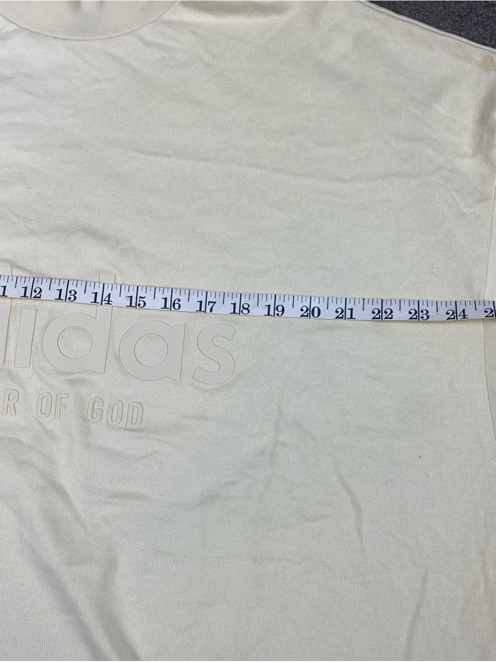 Adidas X Fear Of God Athletics Men Heavy Pullover Shirt Crewneck Oversized Med - Picture 7 of 7